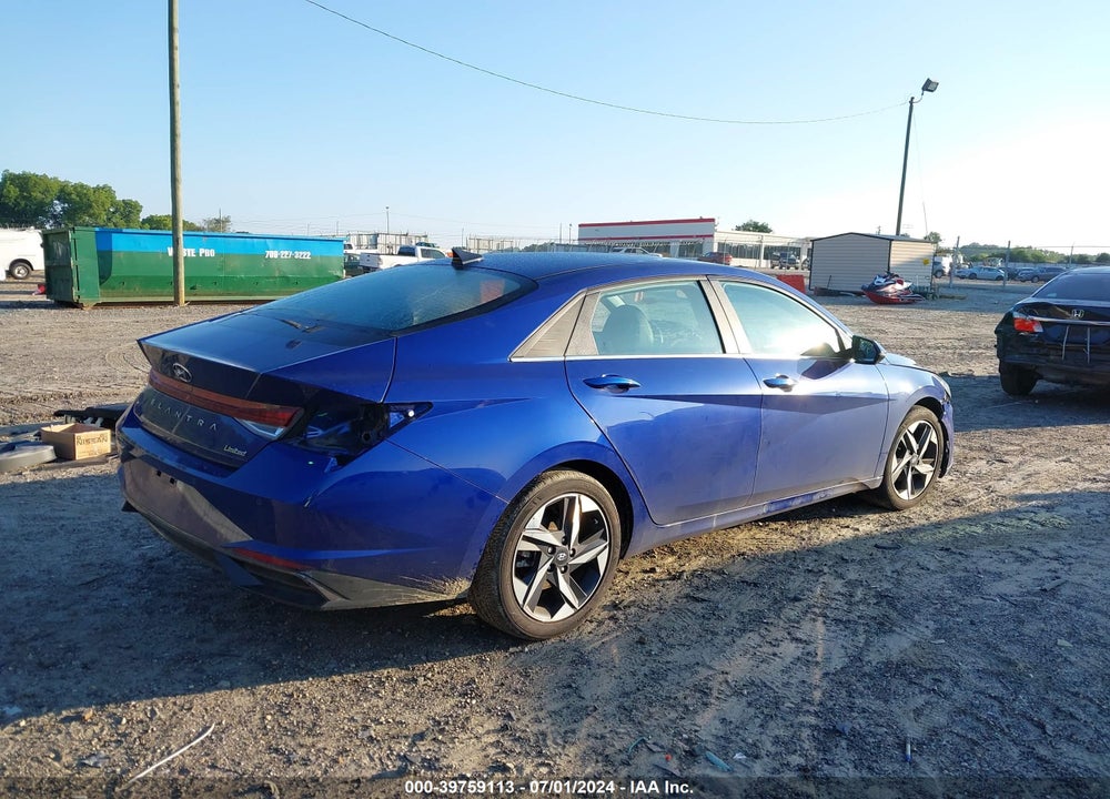 2023 HYUNDAI ELANTRA LIMITED VIN: 5NPLP4AG0PH108711