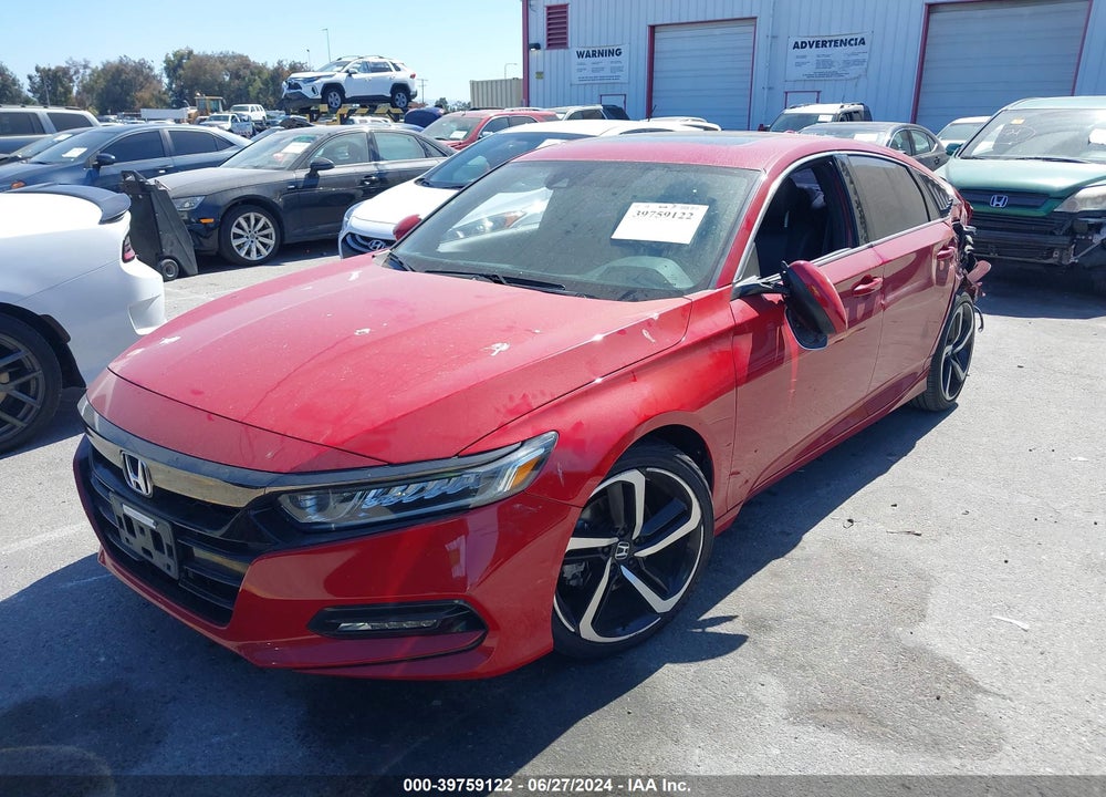 2018 HONDA ACCORD SPORT 2.0T VIN: 1HGCV2F36JA027079