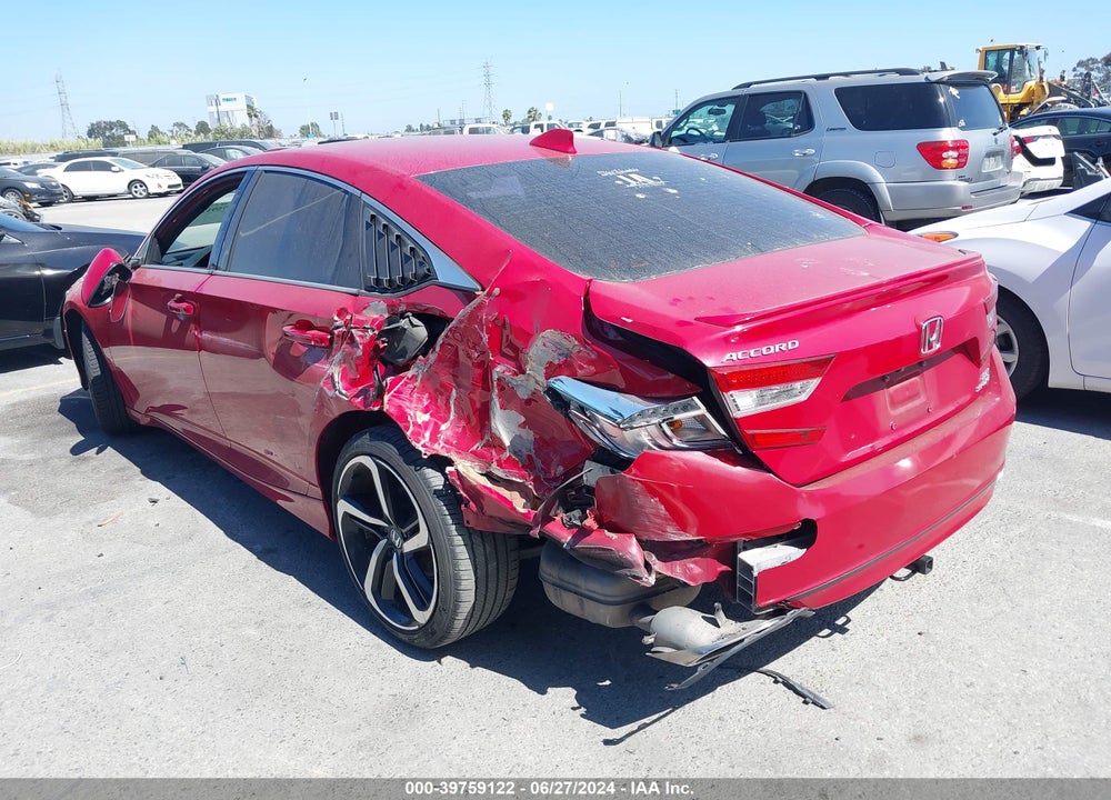 2018 HONDA ACCORD SPORT 2.0T VIN: 1HGCV2F36JA027079