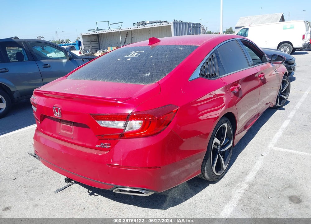2018 HONDA ACCORD SPORT 2.0T VIN: 1HGCV2F36JA027079