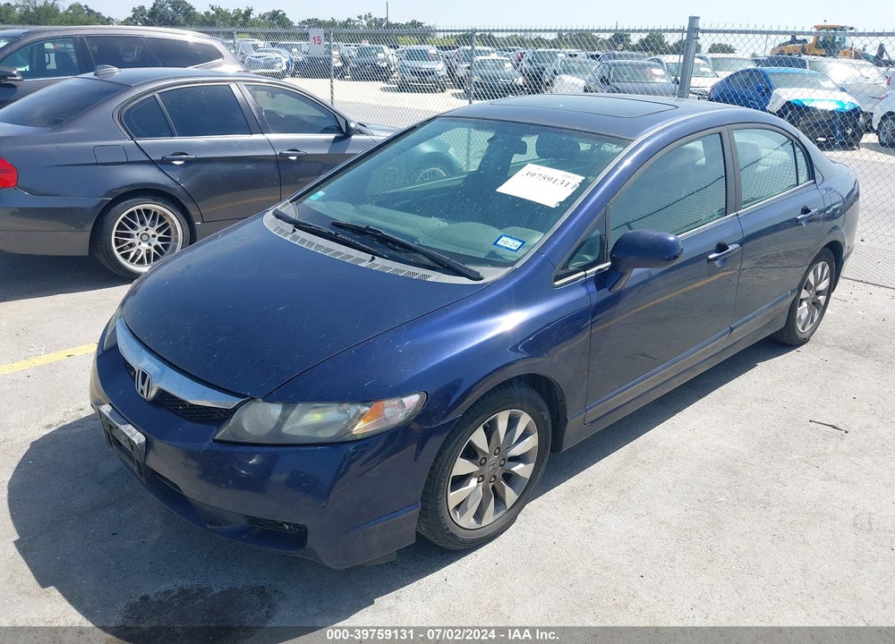 2009 HONDA CIVIC EX VIN: 1HGFA16849L008898