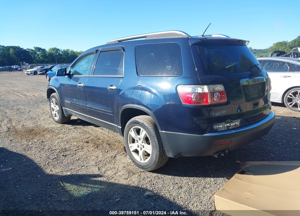 2008 GMC ACADIA SLE-1 VIN: 1GKER13708J209209