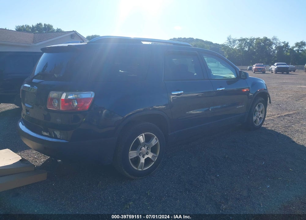 2008 GMC ACADIA SLE-1 VIN: 1GKER13708J209209