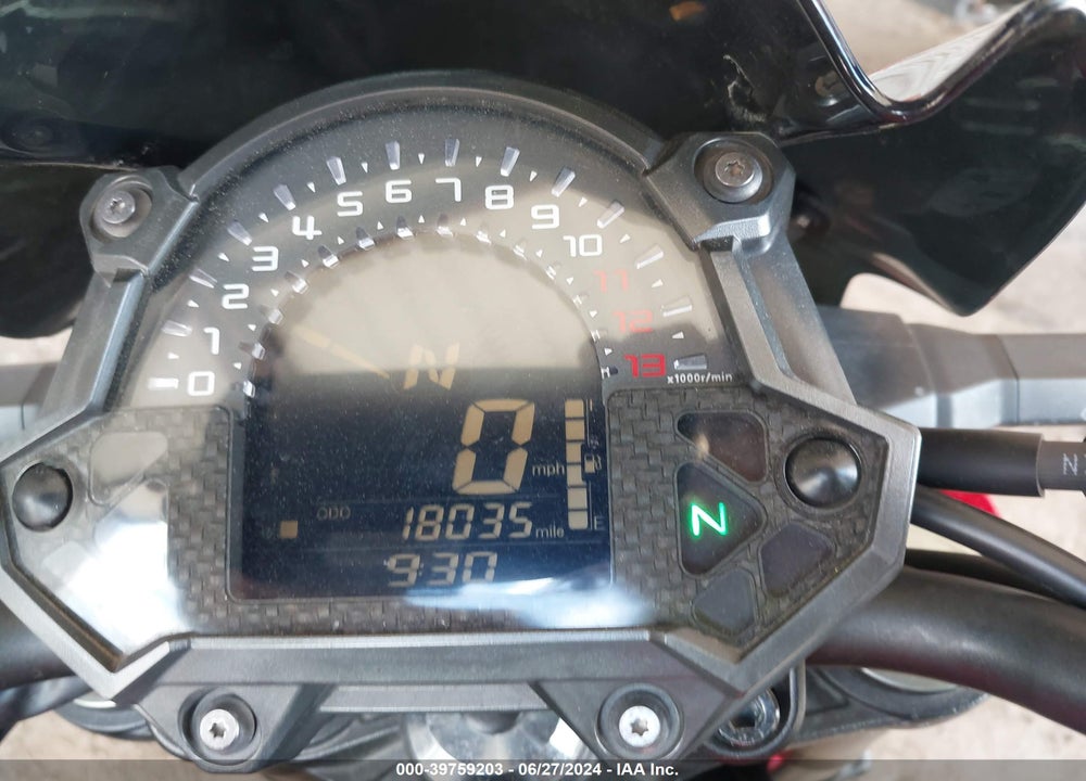 2018 KAWASAKI ZR900 VIN: JKAZR2A12JA000152