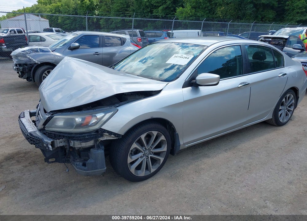 2014 HONDA ACCORD SPORT VIN: 1HGCR2F56EA004722