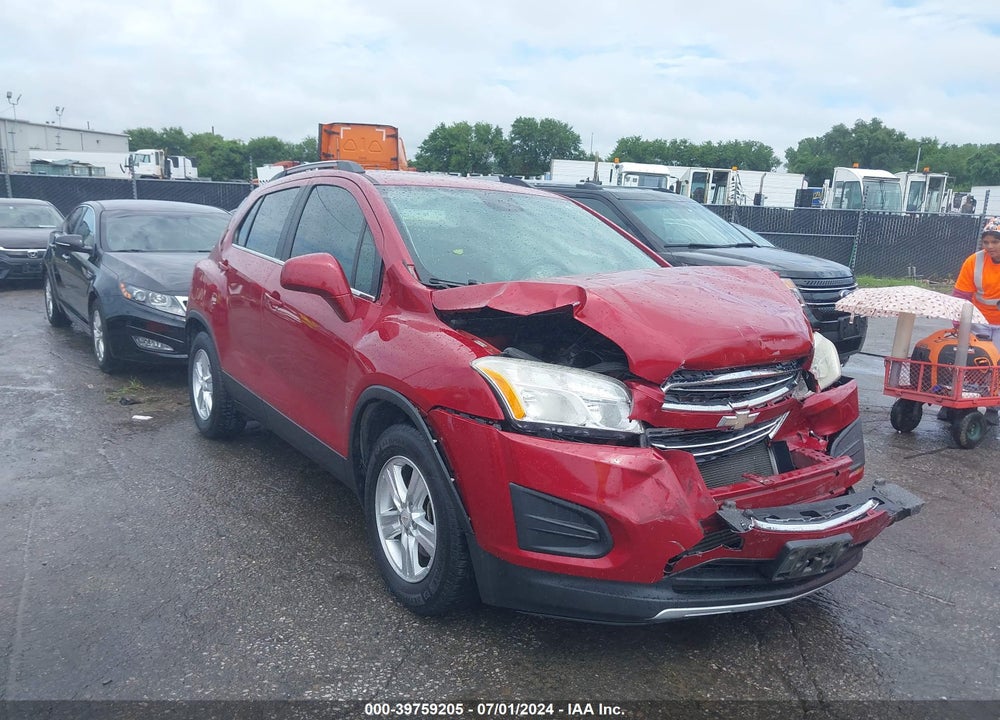 2015 CHEVROLET TRAX LT VIN: KL7CJLSB0FB212675