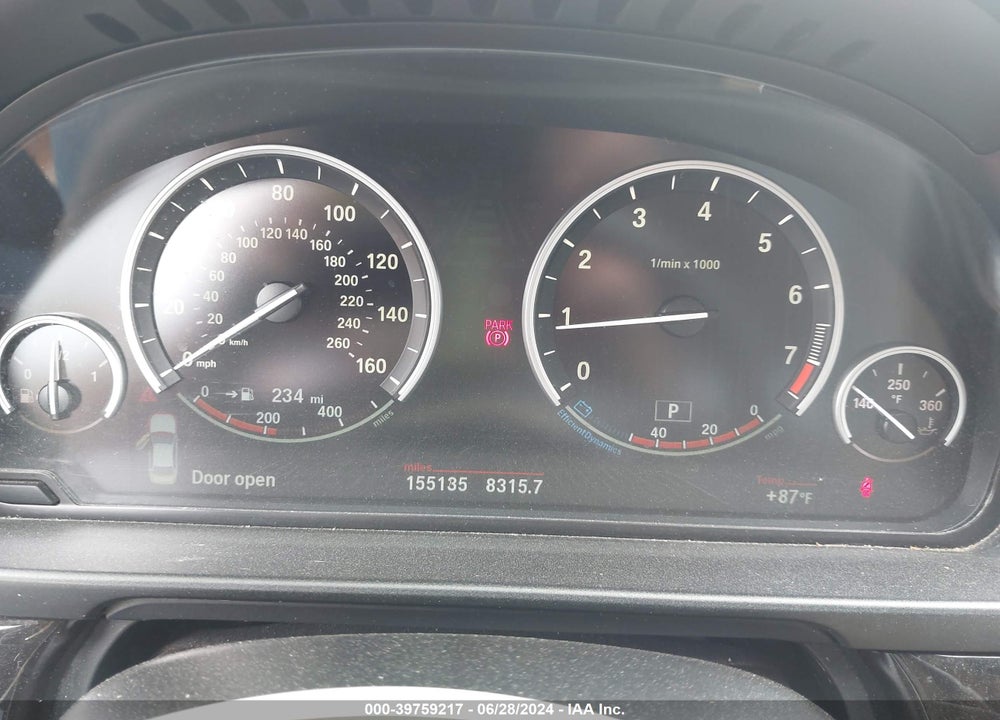 2014 BMW 535I VIN: WBA5B1C58ED479083