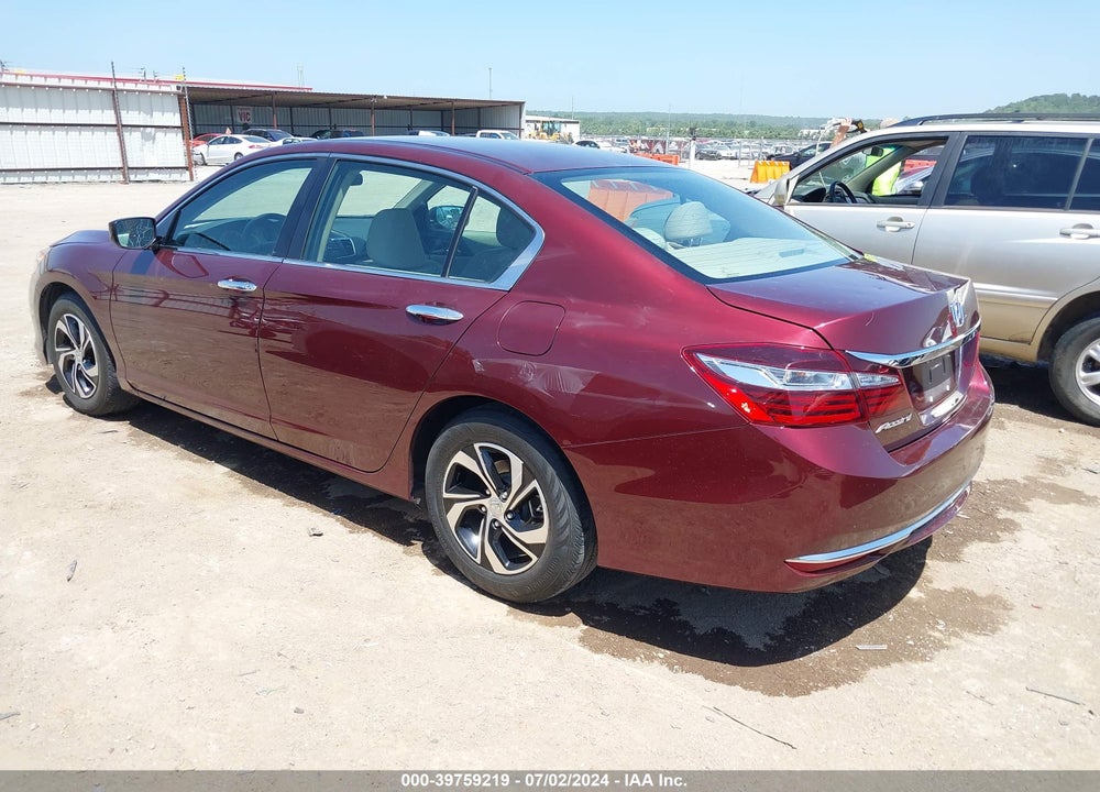 2016 HONDA ACCORD LX VIN: 1HGCR2F36GA243480