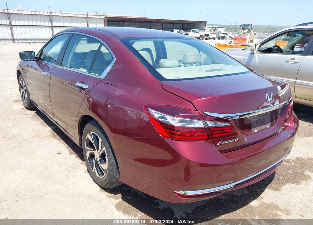 2016 HONDA ACCORD LX VIN: 1HGCR2F36GA243480