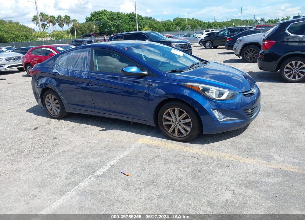 2015 HYUNDAI ELANTRA SE VIN: 5NPDH4AE0FH623190