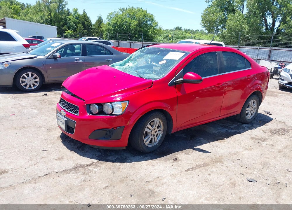 2013 CHEVROLET SONIC LT AUTO VIN: 1G1JC5SH4D4160854