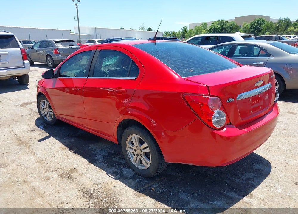 2013 CHEVROLET SONIC LT AUTO VIN: 1G1JC5SH4D4160854