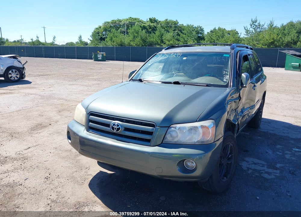 2006 TOYOTA HIGHLANDER VIN: JTEHD21A560045000