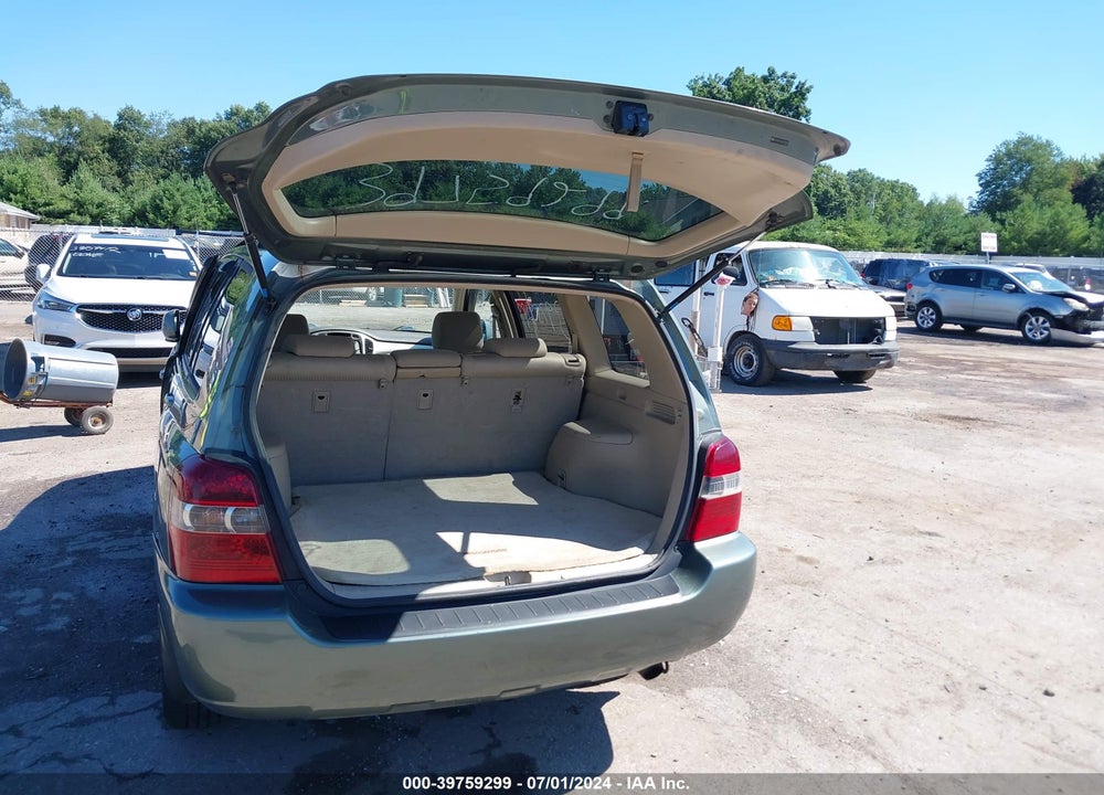 2006 TOYOTA HIGHLANDER VIN: JTEHD21A560045000