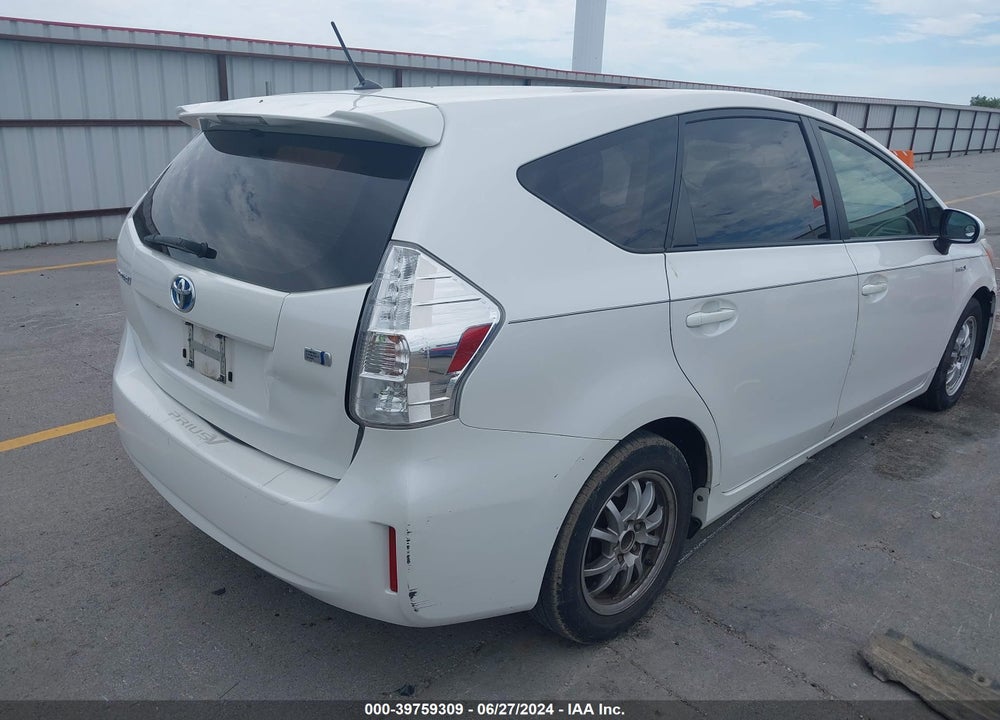 2012 TOYOTA PRIUS V TWO VIN: JTDZN3EU8C3087381