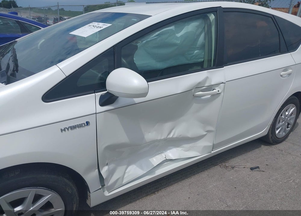 2012 TOYOTA PRIUS V TWO VIN: JTDZN3EU8C3087381