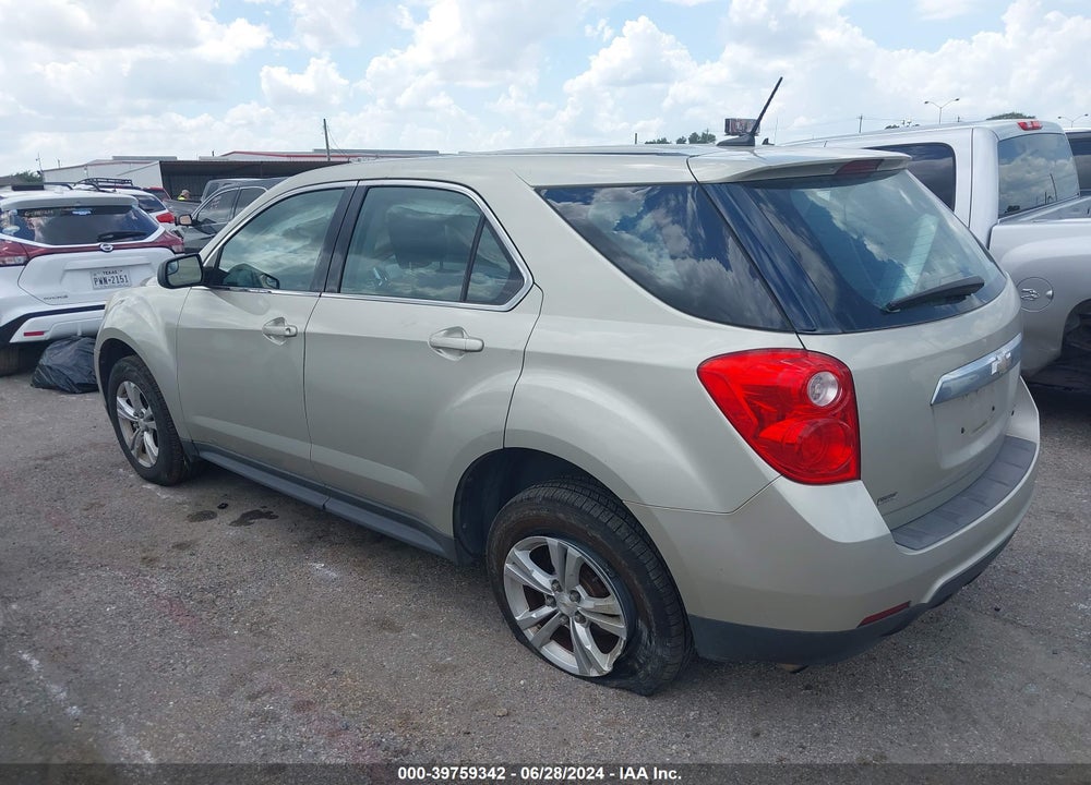 2013 CHEVROLET EQUINOX LS VIN: 2GNALBEK0D6212595