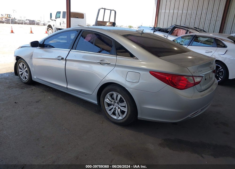2013 HYUNDAI SONATA GLS VIN: 5NPEB4AC5DH509087