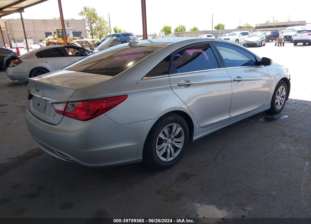 2013 HYUNDAI SONATA GLS VIN: 5NPEB4AC5DH509087