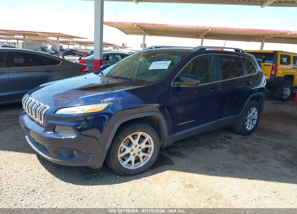2014 JEEP CHEROKEE LATITUDE VIN: 1C4PJLCB3EW186812