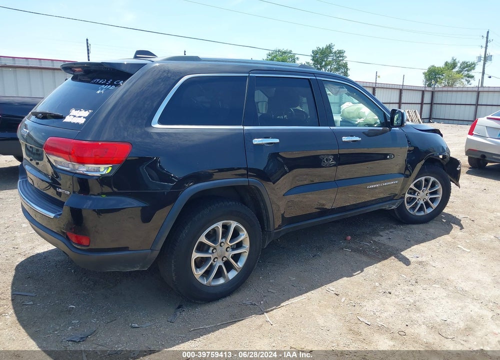 2014 JEEP GRAND CHEROKEE LIMITED VIN: 1C4RJFBG8EC578628