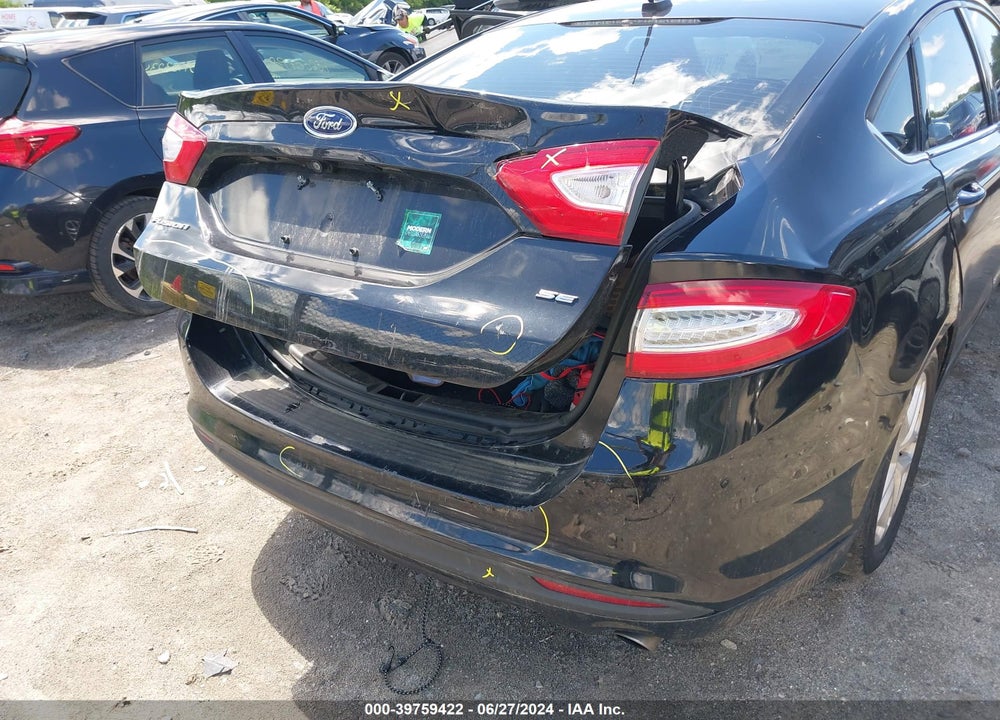 2016 FORD FUSION SE VIN: 3FA6P0H76GR348862