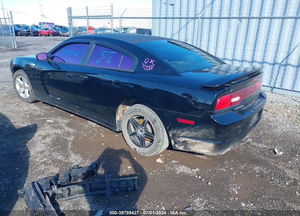2013 DODGE CHARGER SE VIN: 2C3CDXBG4DH680284