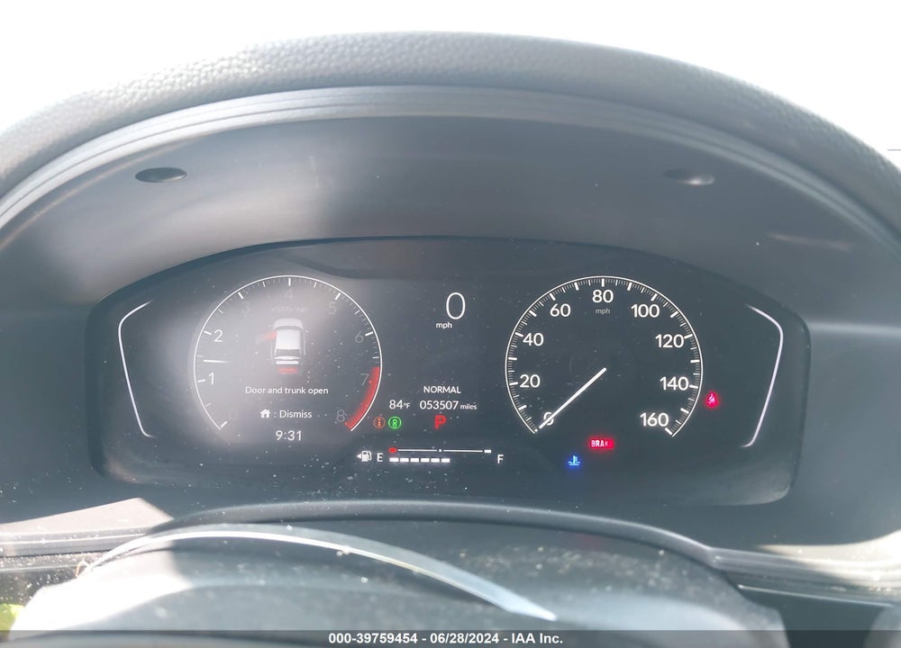 2022 HONDA CIVIC SPORT VIN: 2HGFE2F58NH595596
