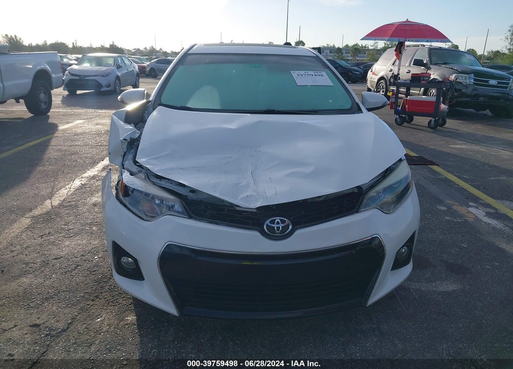 2016 TOYOTA COROLLA S W/SPECIAL EDITION PKG VIN: 2T1BURHE0GC551837