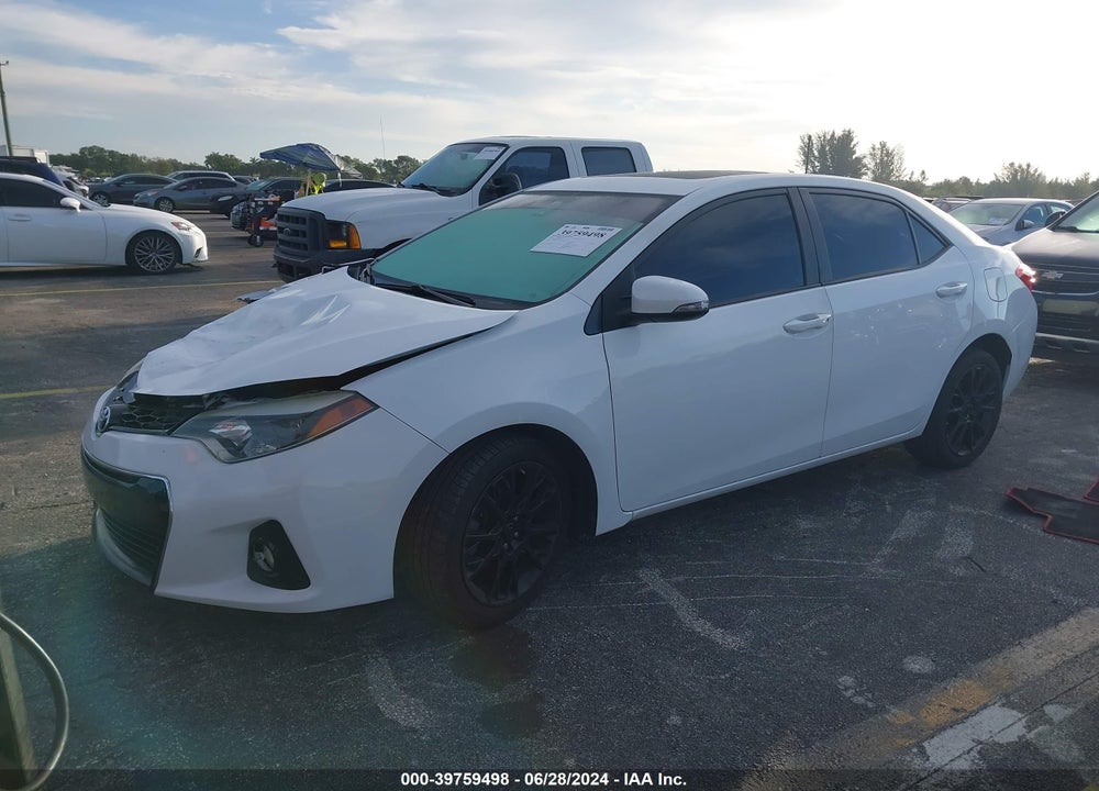 2016 TOYOTA COROLLA S W/SPECIAL EDITION PKG VIN: 2T1BURHE0GC551837
