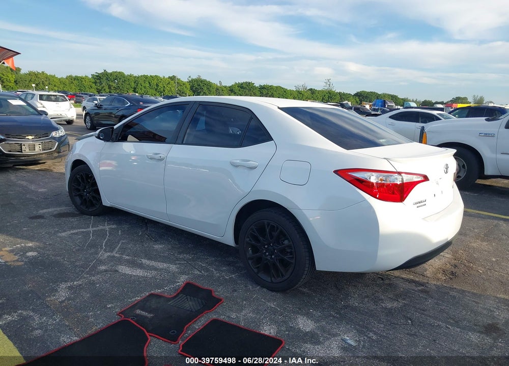 2016 TOYOTA COROLLA S W/SPECIAL EDITION PKG VIN: 2T1BURHE0GC551837