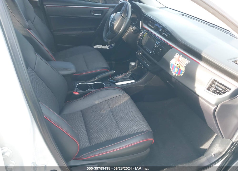 2016 TOYOTA COROLLA S W/SPECIAL EDITION PKG VIN: 2T1BURHE0GC551837