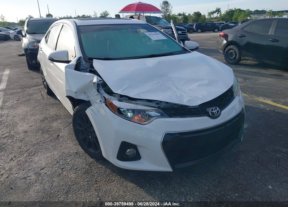 2016 TOYOTA COROLLA S W/SPECIAL EDITION PKG VIN: 2T1BURHE0GC551837