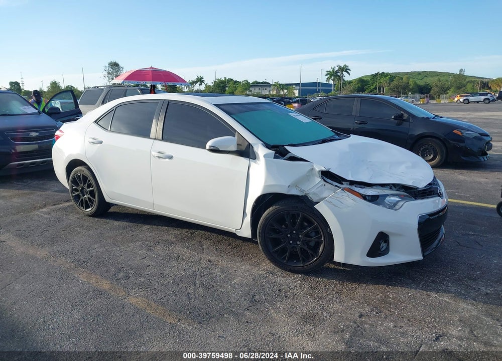 2016 TOYOTA COROLLA S W/SPECIAL EDITION PKG VIN: 2T1BURHE0GC551837
