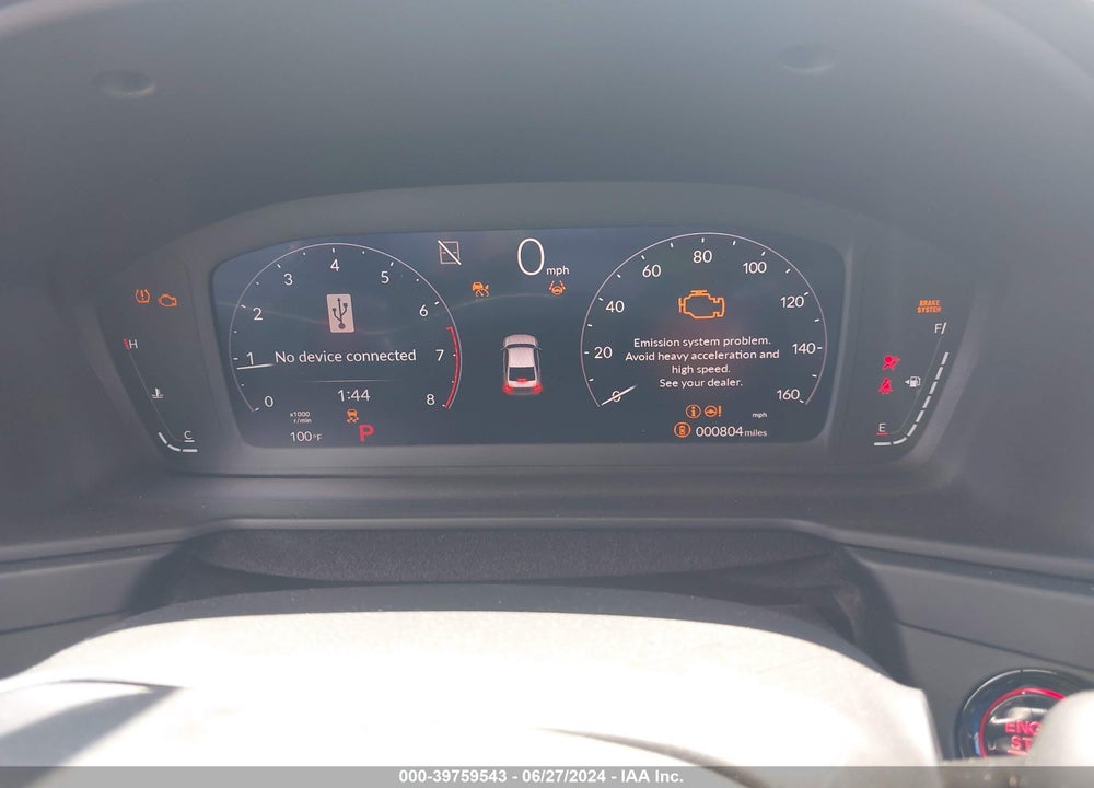 2024 HONDA ACCORD EX VIN: 1HGCY1F34RA017387