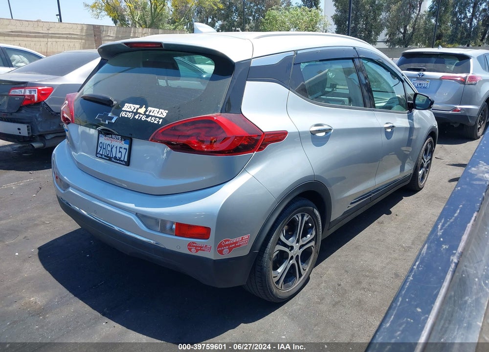 2019 CHEVROLET BOLT EV PREMIER VIN: 1G1FZ6S08K4105874