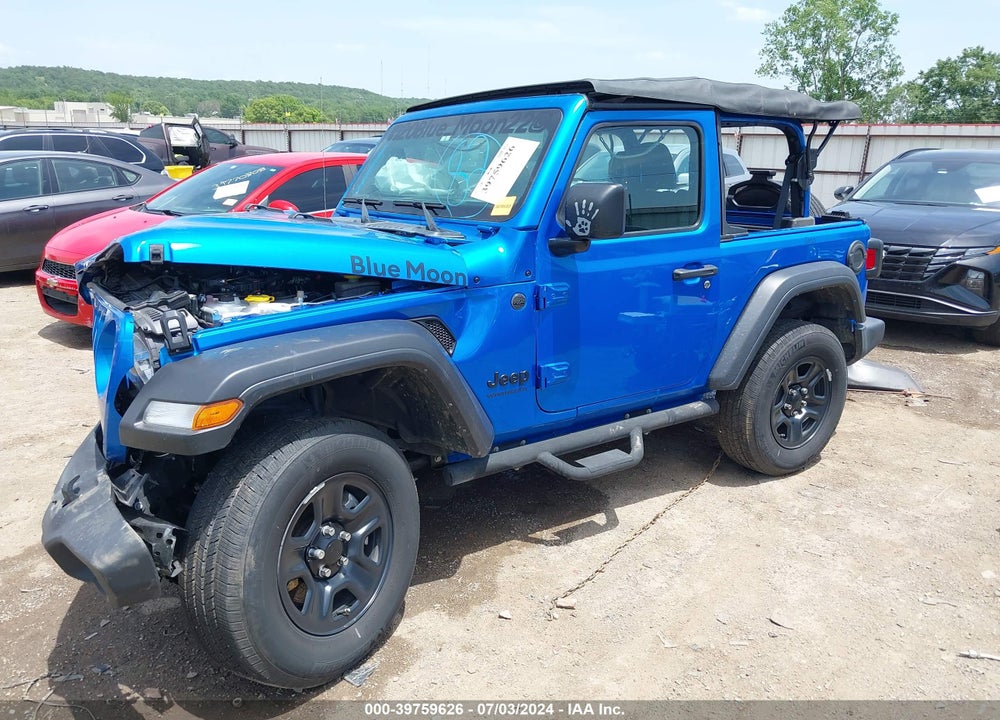 2022 JEEP WRANGLER SPORT 4X4 VIN: 1C4HJXAG2NW261753