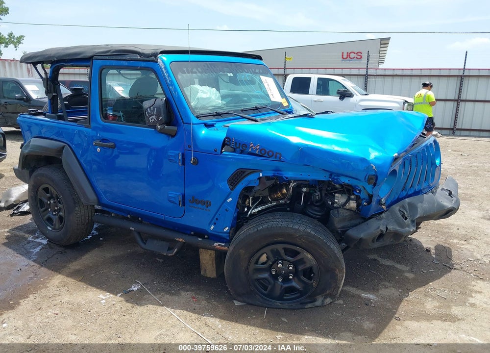 2022 JEEP WRANGLER SPORT 4X4 VIN: 1C4HJXAG2NW261753