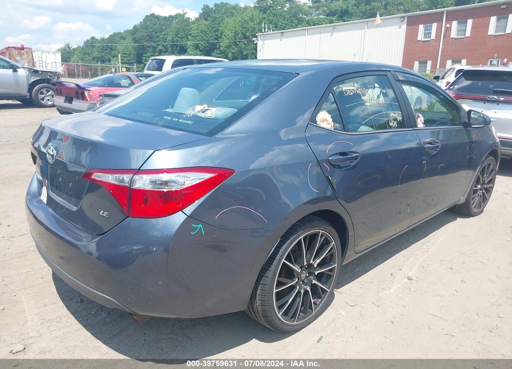 2014 TOYOTA COROLLA LE VIN: 2T1BURHE9EC206304