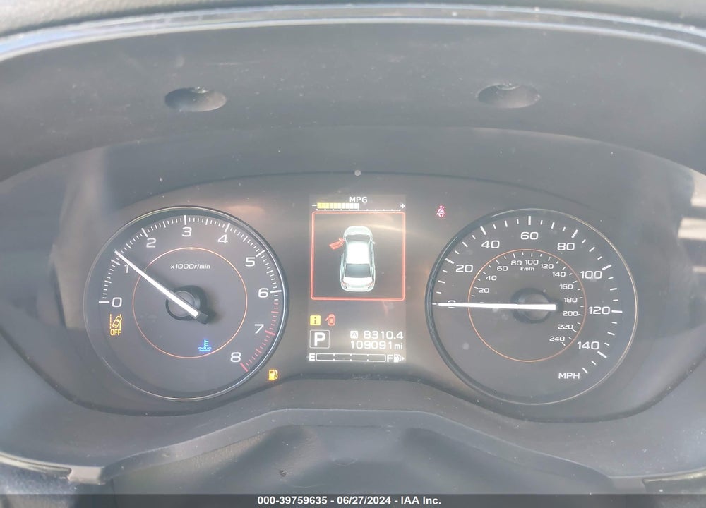 2019 SUBARU CROSSTREK 2.0I VIN: JF2GTABCXKH276971