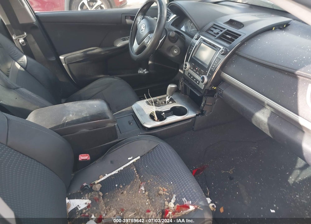 2012 TOYOTA CAMRY SE VIN: 4T1BF1FK6CU599081