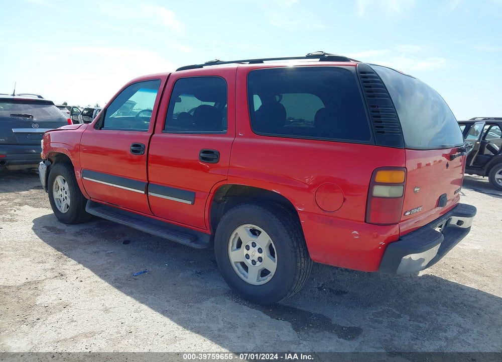 2002 CHEVROLET TAHOE LS VIN: 1GNEC13Z82R232252