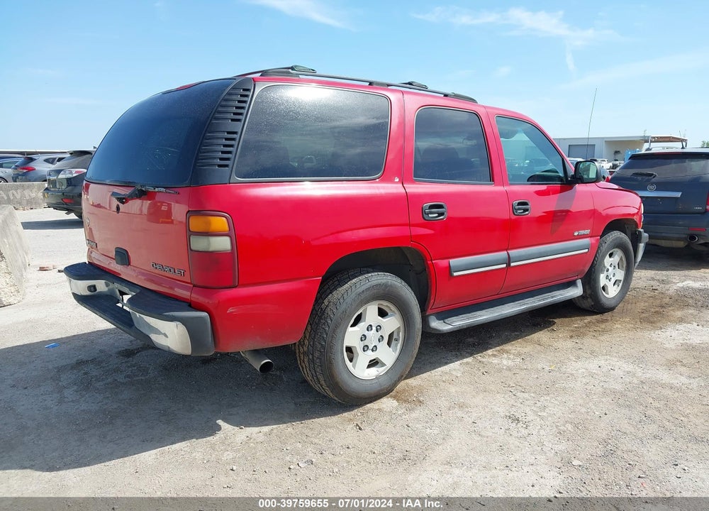 2002 CHEVROLET TAHOE LS VIN: 1GNEC13Z82R232252