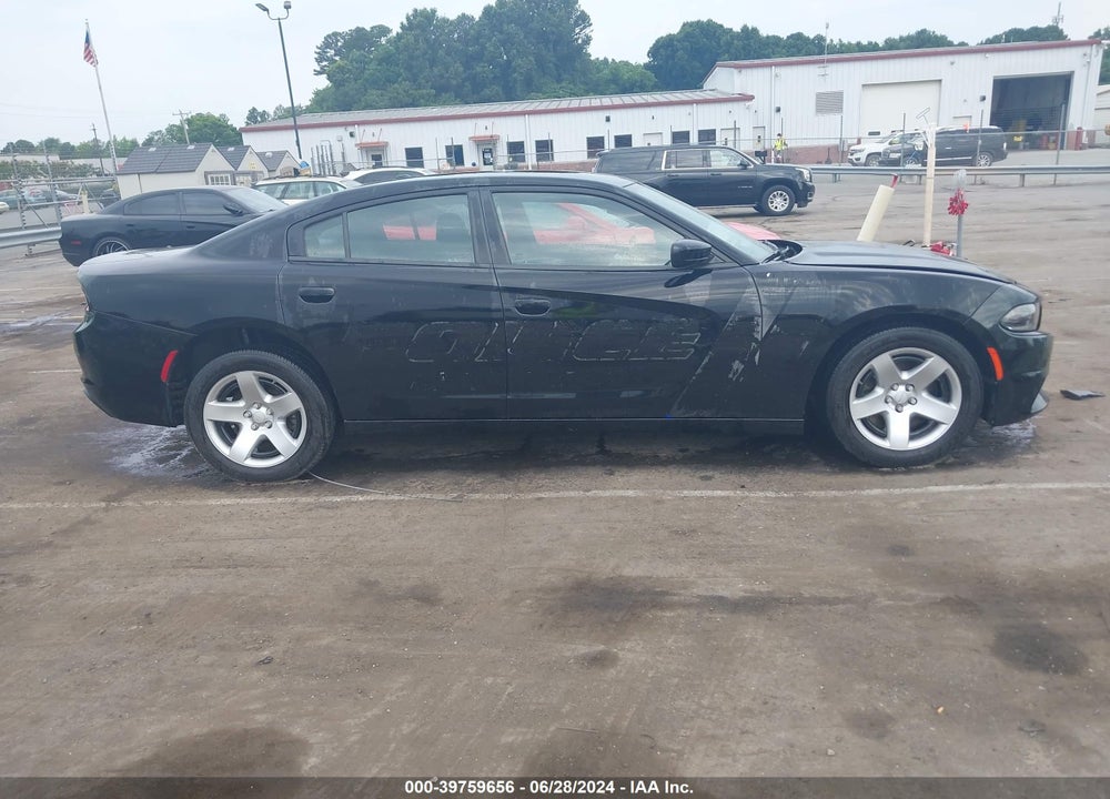 2022 DODGE CHARGER POLICE RWD VIN: 2C3CDXATXNH109950