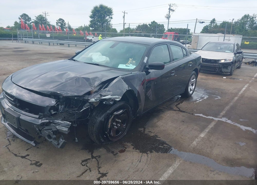 2022 DODGE CHARGER POLICE RWD VIN: 2C3CDXATXNH109950