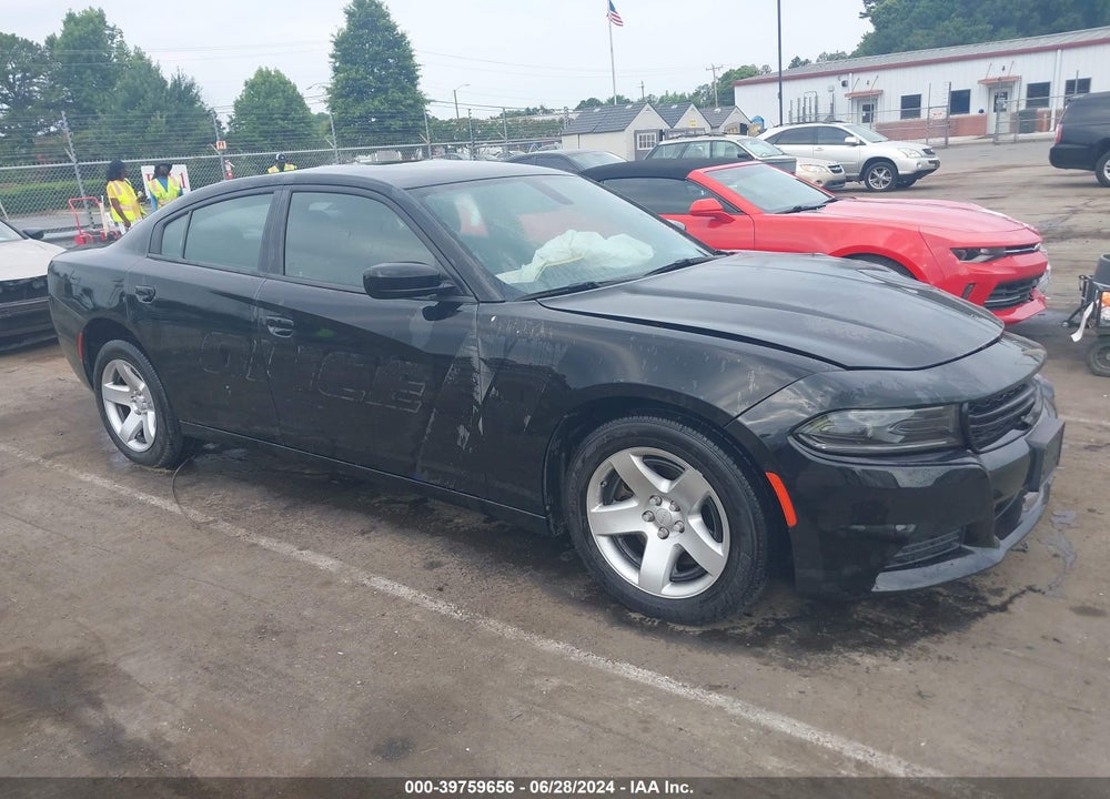 2022 DODGE CHARGER POLICE RWD VIN: 2C3CDXATXNH109950