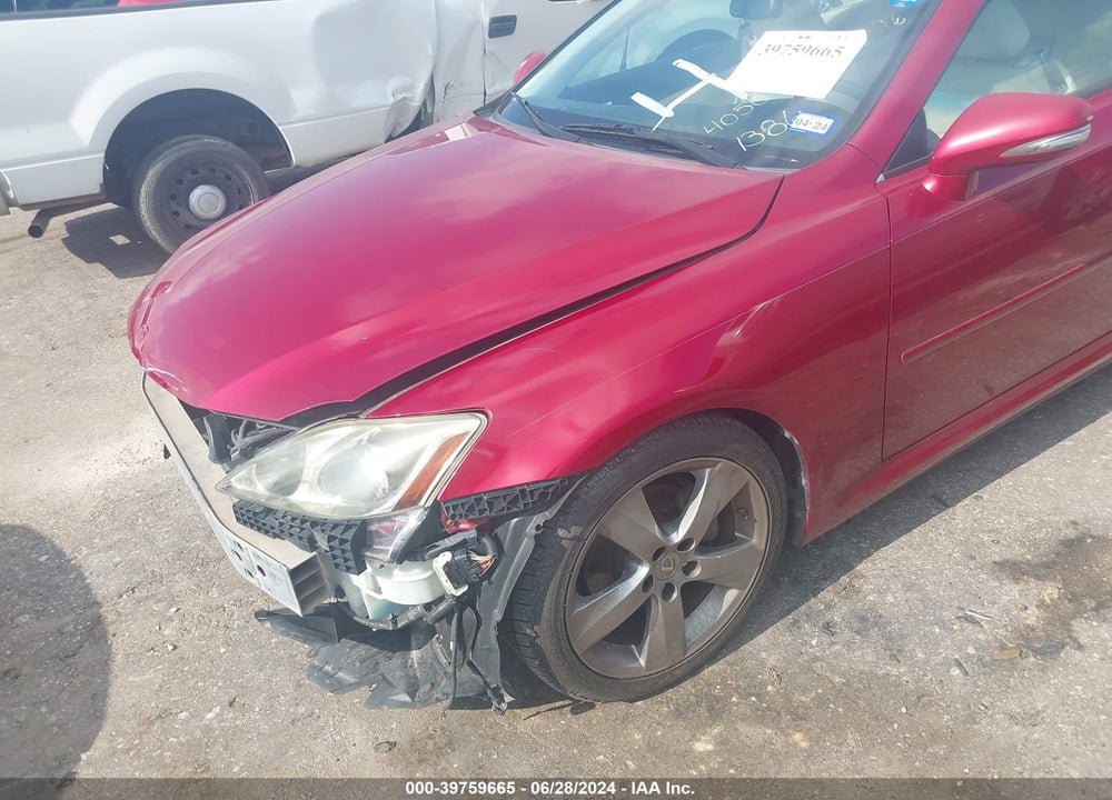 2010 LEXUS IS 250C VIN: JTHFF2C27A2511386