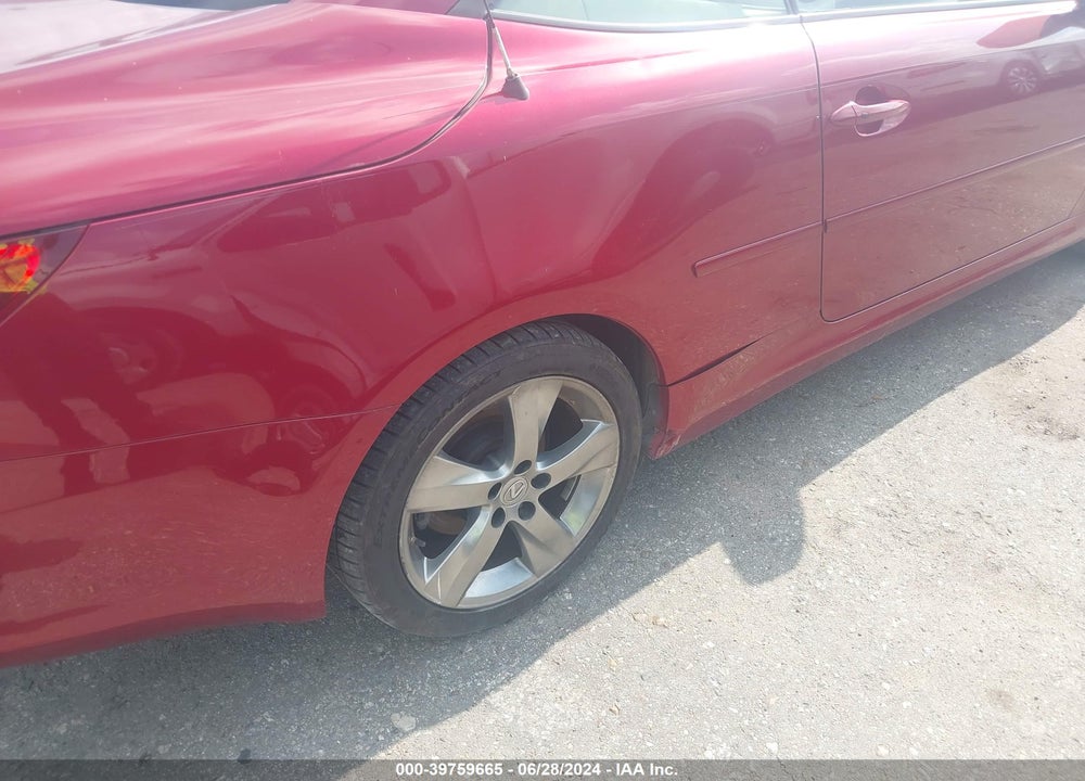 2010 LEXUS IS 250C VIN: JTHFF2C27A2511386