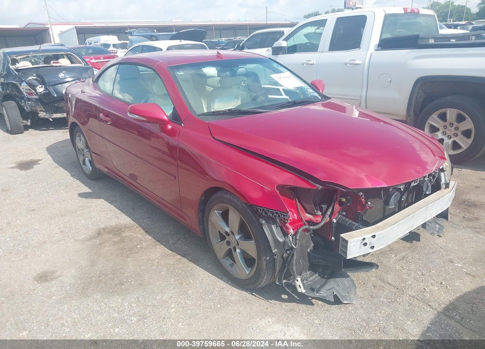 2010 LEXUS IS 250C VIN: JTHFF2C27A2511386