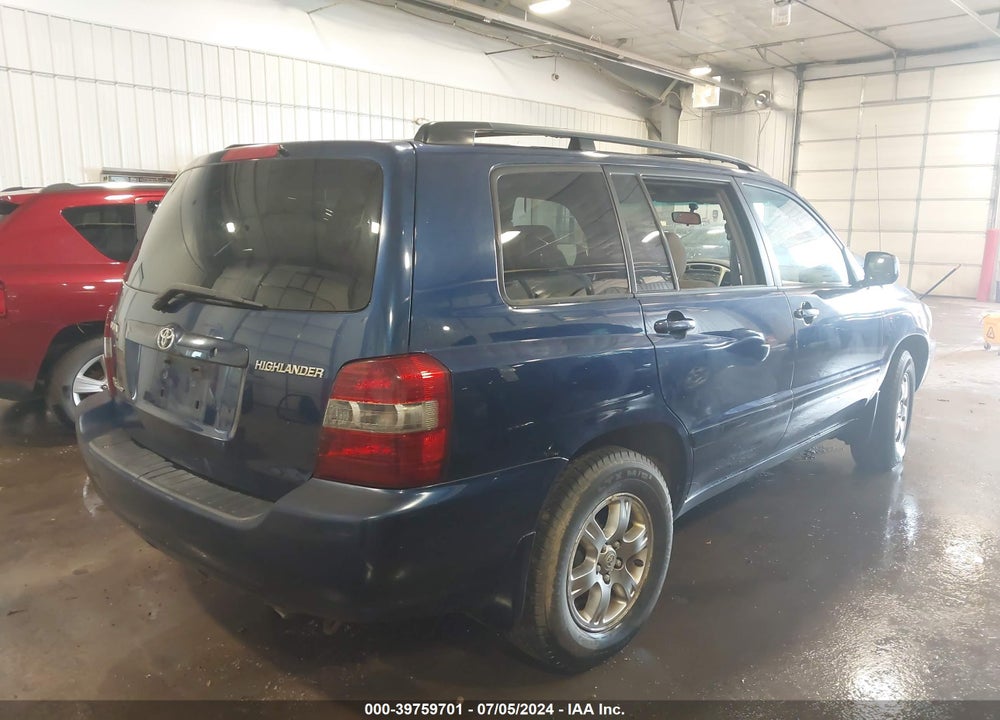 2004 TOYOTA HIGHLANDER V6 VIN: JTEEP21A540040273